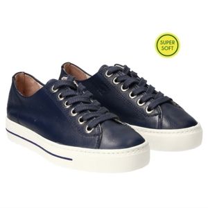 Paul Green | Black Leather Sneakers, size 7.5